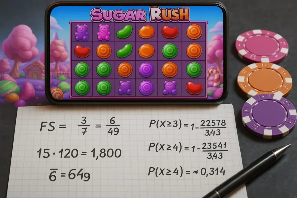 Как работают бонусные игры в слоте Sugar Rush: математический разбор